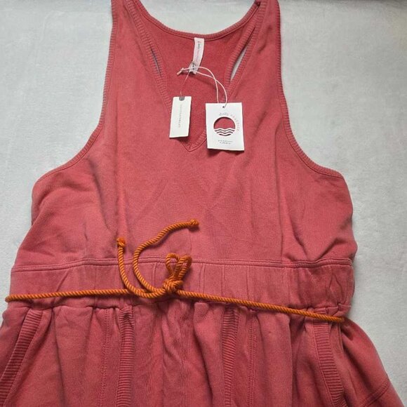 New XL Anthropologie Daily Practice Cloud Rest sleeveless v-neck cargo jumpsuit - Picture 4 of 13